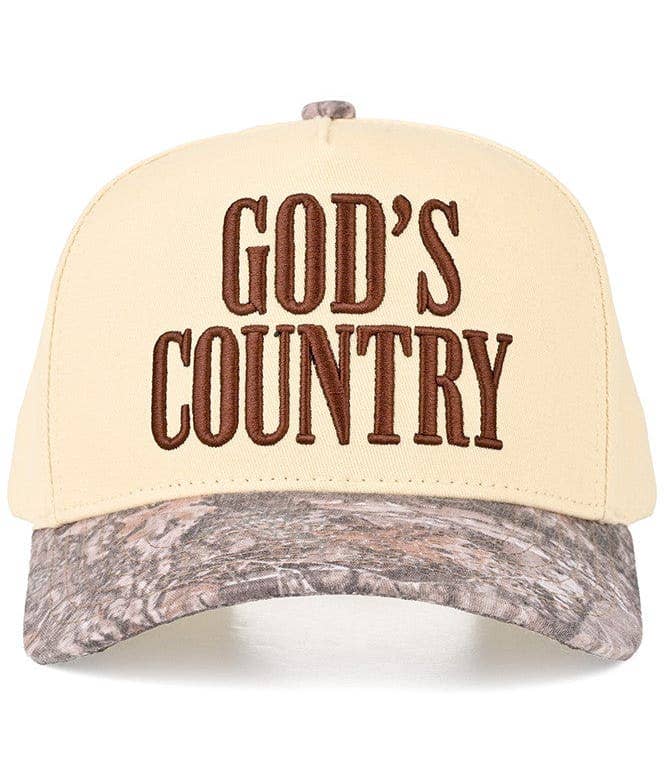MiMi Wholesale - TCM0162 God's Country All Over Trucker Hat