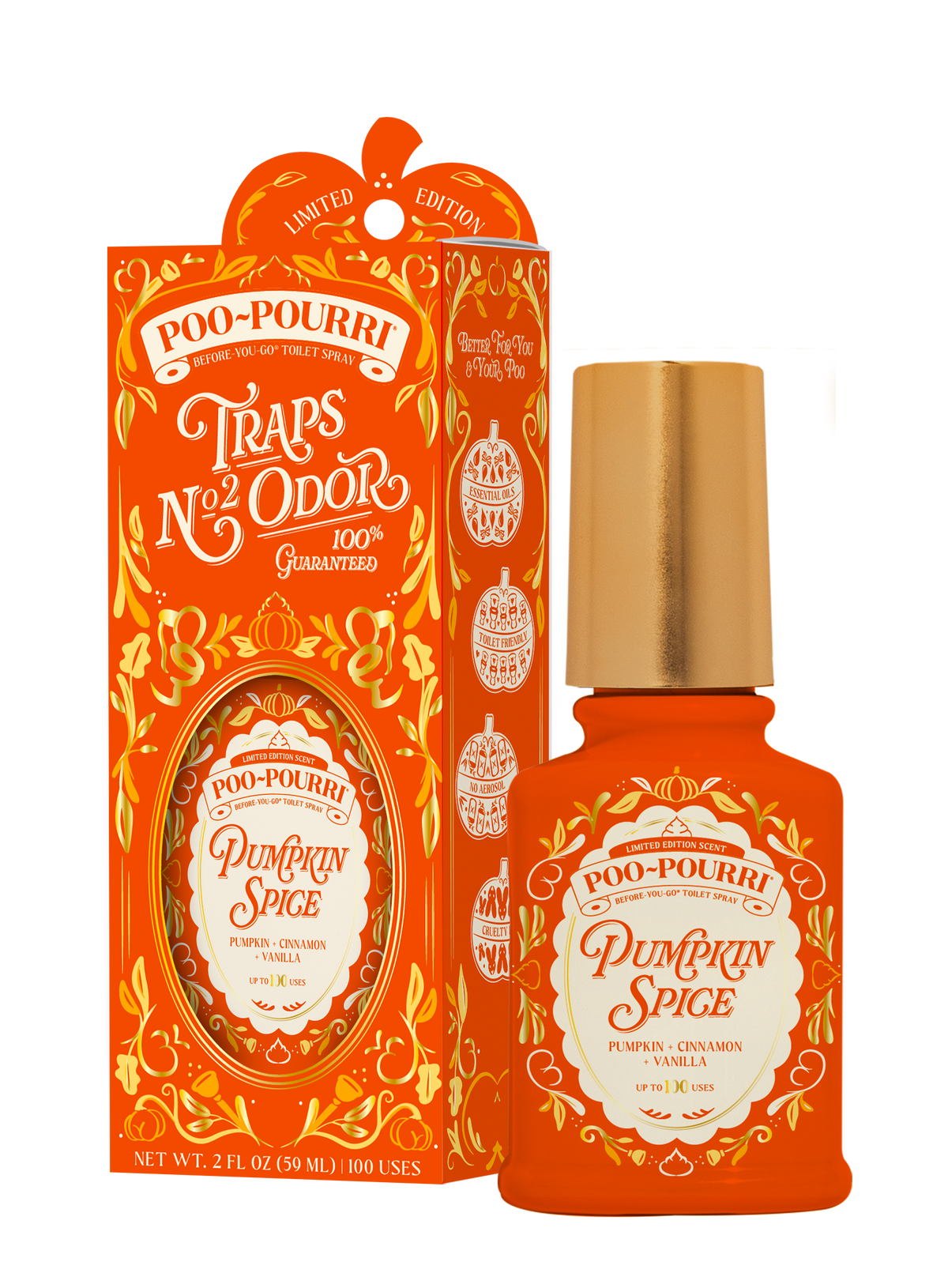 ~Pourri - Poo~Pourri Pumpkin Spice 2oz | Fall Collection