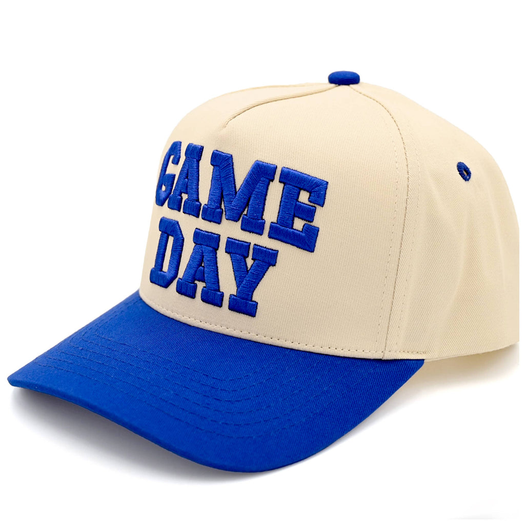 GAME DAY Embroidered Cotton Baseball Cap