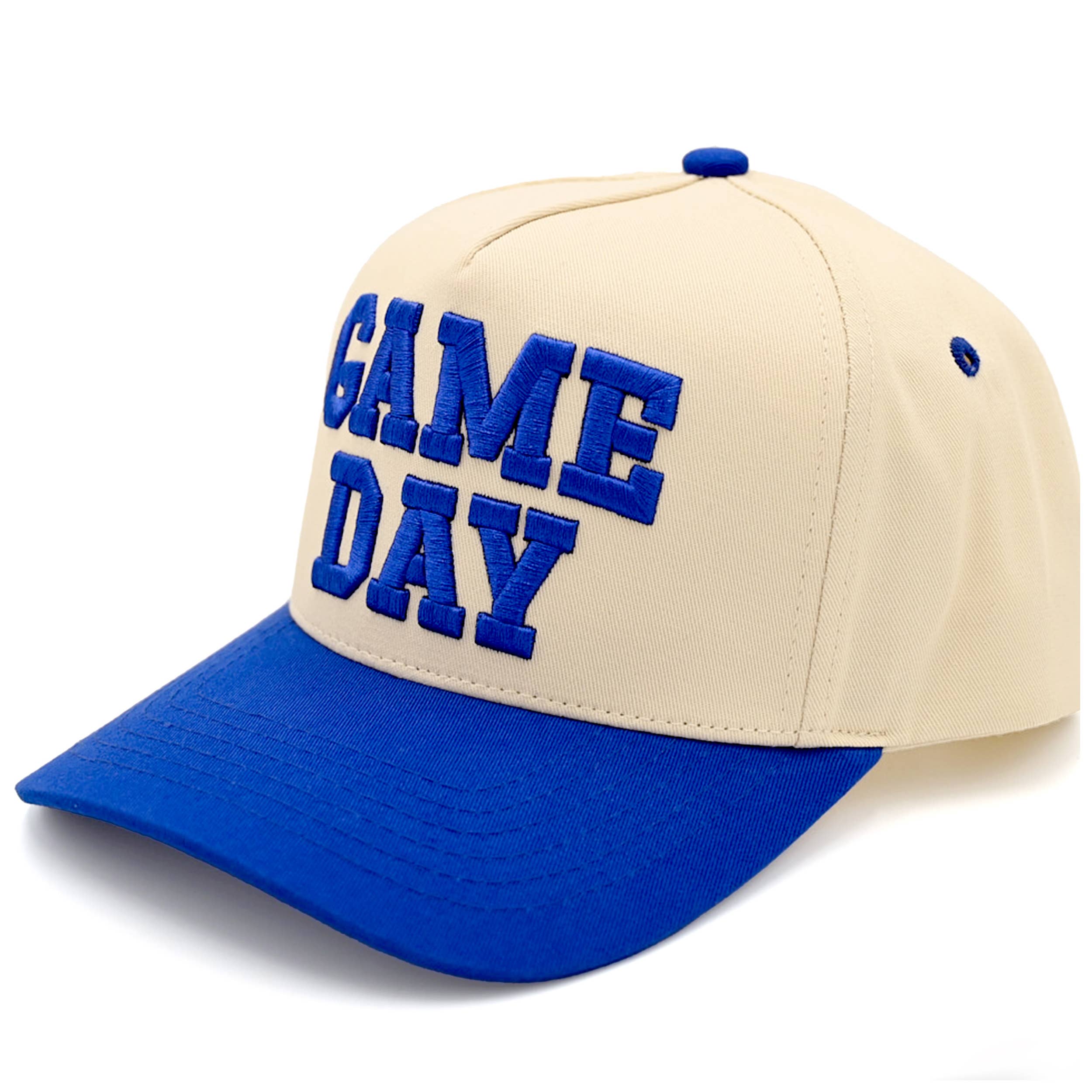 GAME DAY Embroidered Cotton Baseball Cap