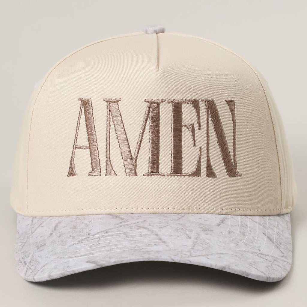 Fashion City - AMEN Embroidery Two-Tone Trucker Hat