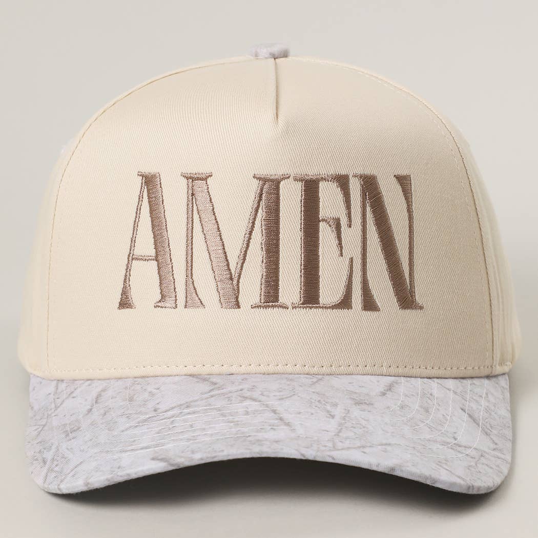 Fashion City - AMEN Embroidery Two-Tone Trucker Hat