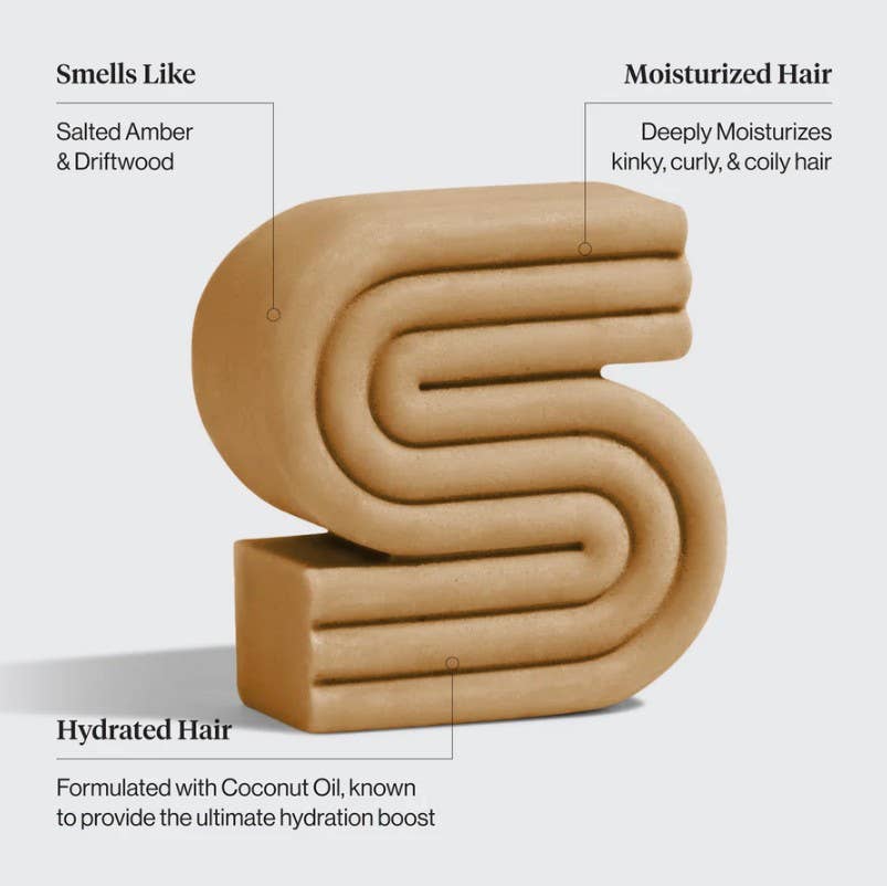 KITSCH - Coconut Oil Shampoo Bar for Dry Damaged Hair