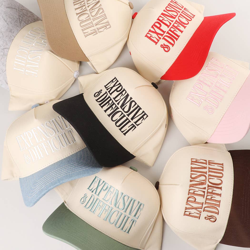Fashion City - EXPENSIVE and DIFFICULT Embroidered Trucker Hat