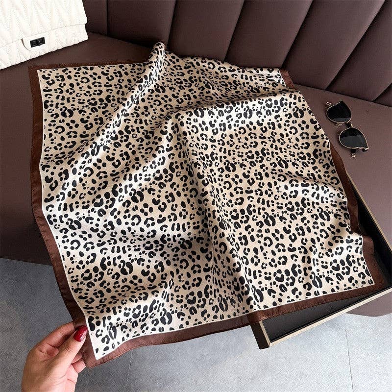 Sheer Trend - Fashionable Leopard Print Scarf