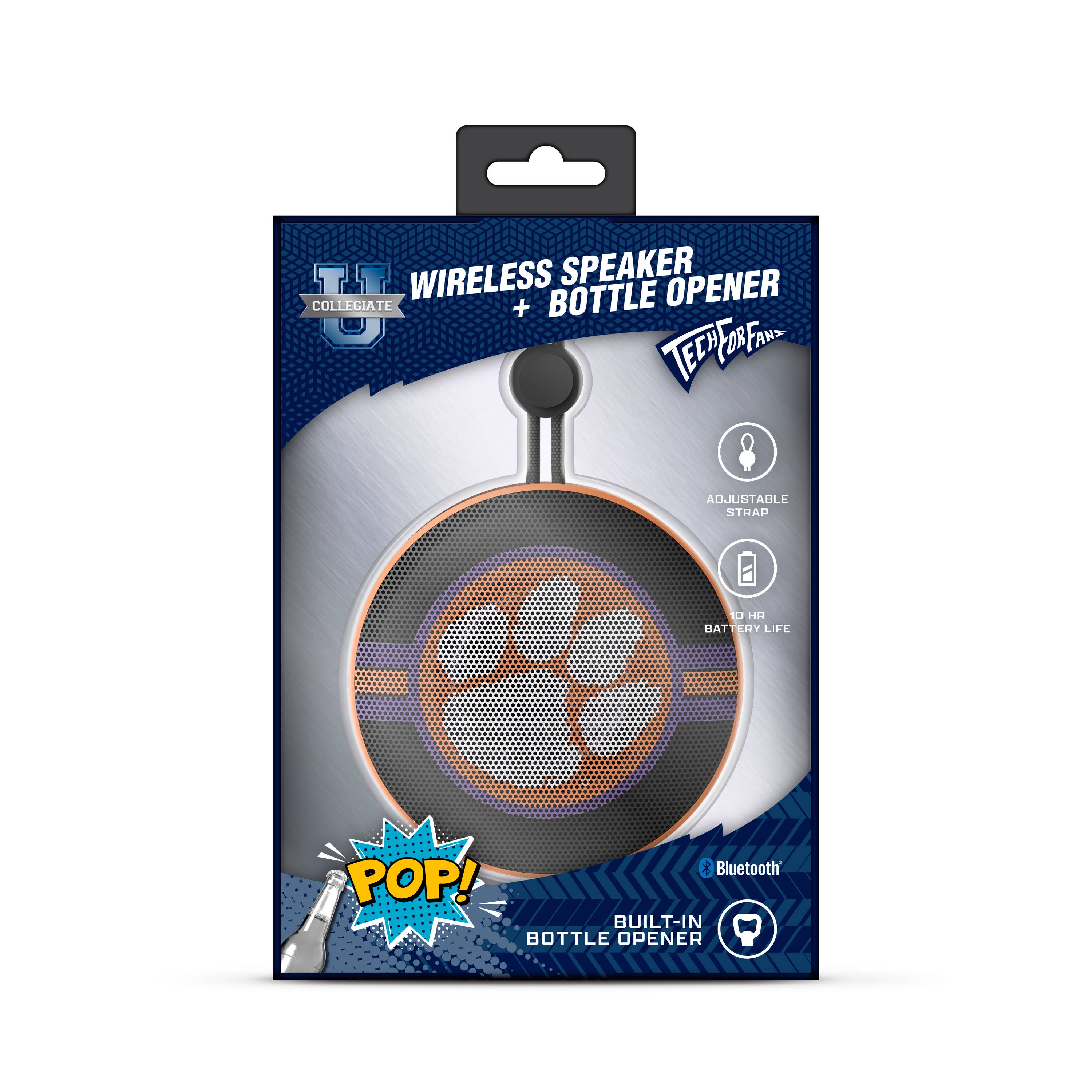 NCAA Clemson Tigers Wireless Bottle Opener Speaker