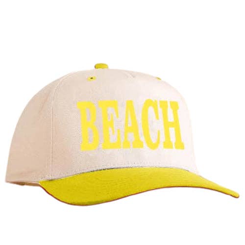 BEACH CAP YELLOW
