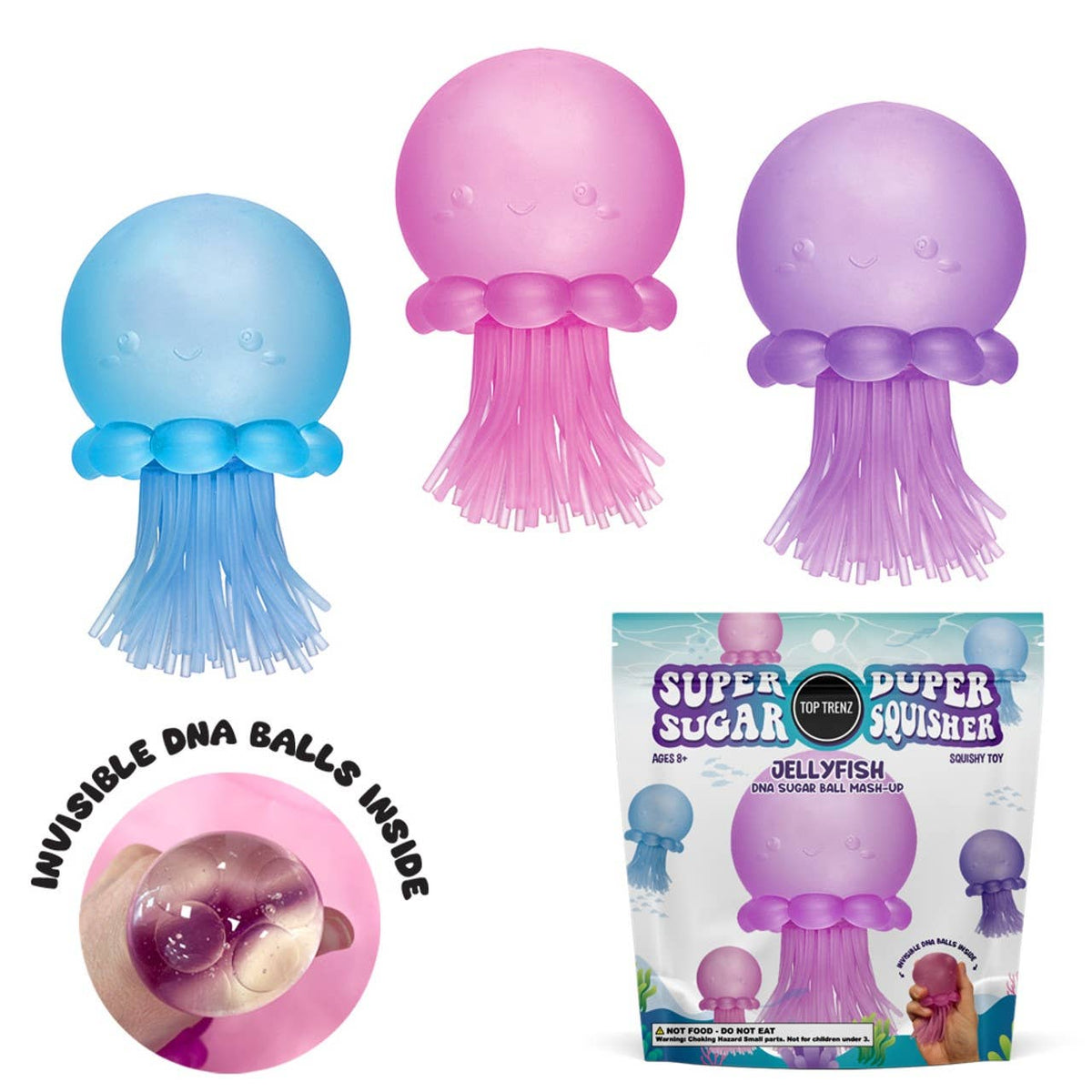 Top Trenz Inc - Super Duper Sugar Squisher - JellyFish Sugar DNA