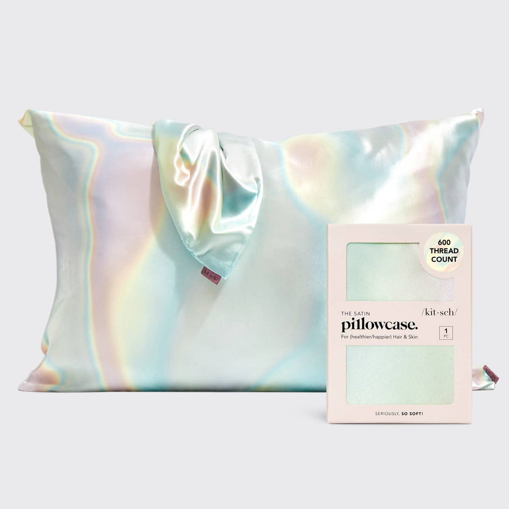 KITSCH - Satin Pillowcase Standard - Aura