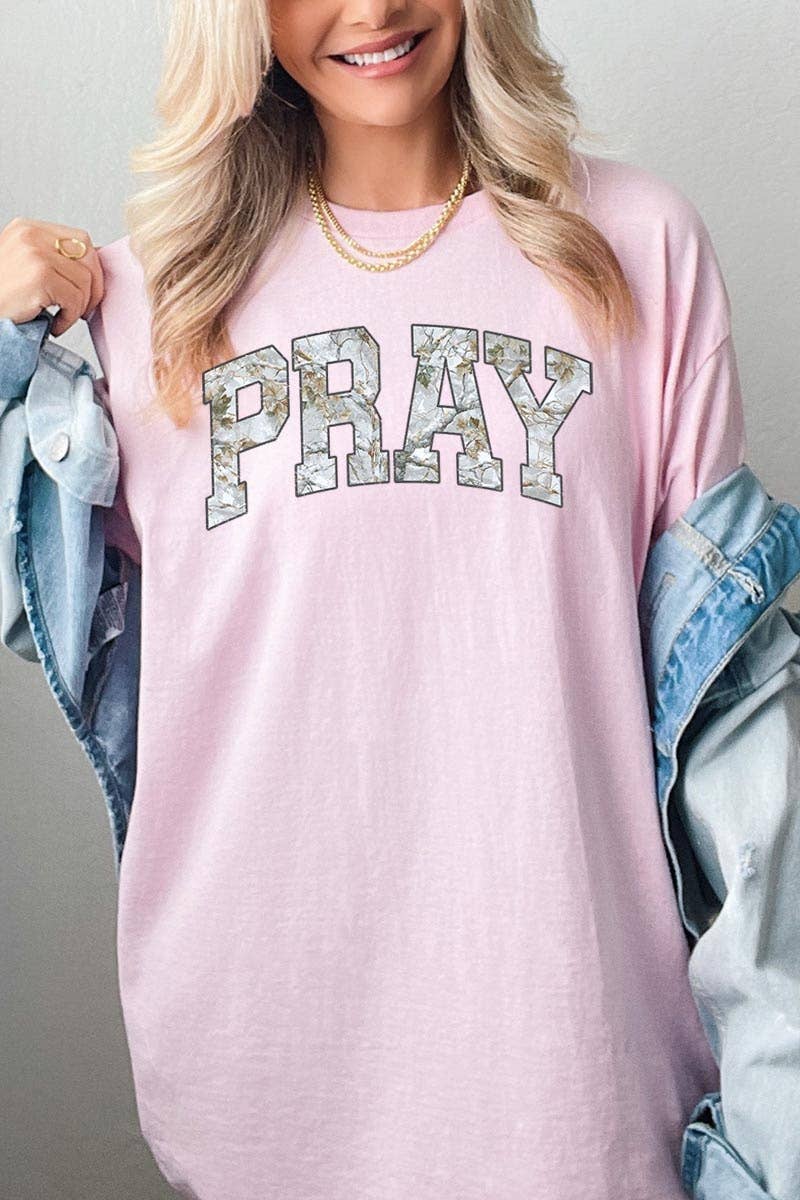 COLORBEAR - Pray Graphic Heavy Cotton Tee
