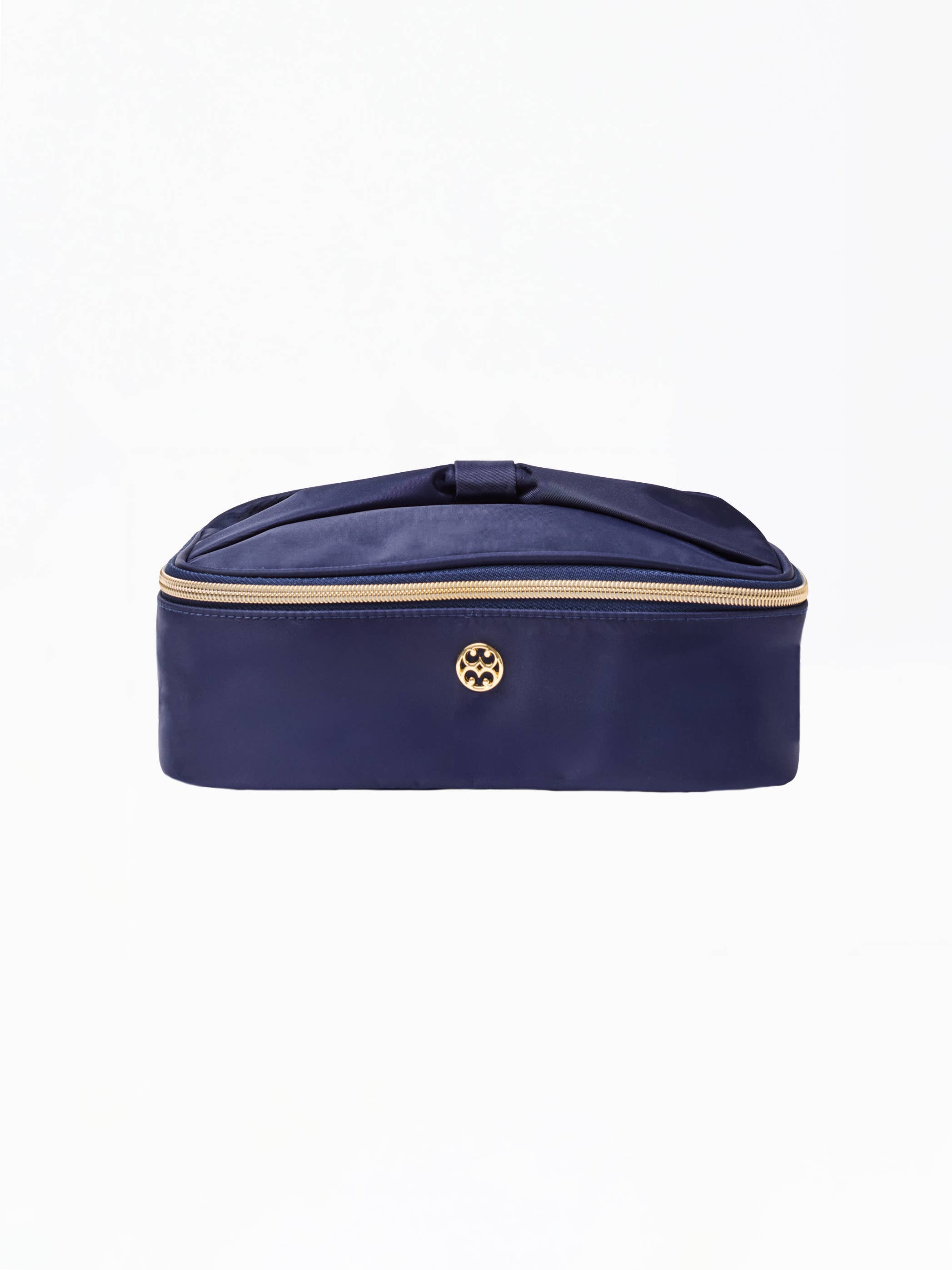Mary Square - Make Me Blush Makeup Bag | Floral Foulard Navy