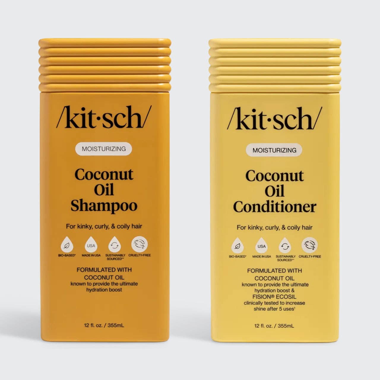 KITSCH - Moisturizing Coconut Oil Shampoo & Conditioner Combo