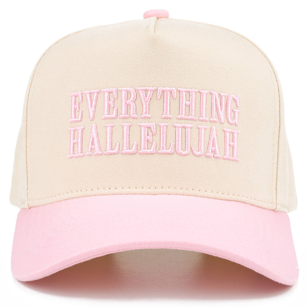 Hana - C.C EVERYTHING HALLELUJAH Letter Two Tone Trucker Cap