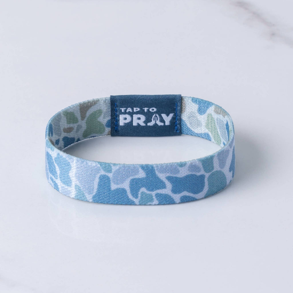 Versible - Tap To Pray™ Wristbands - River Rock Camo Moss & Slate
