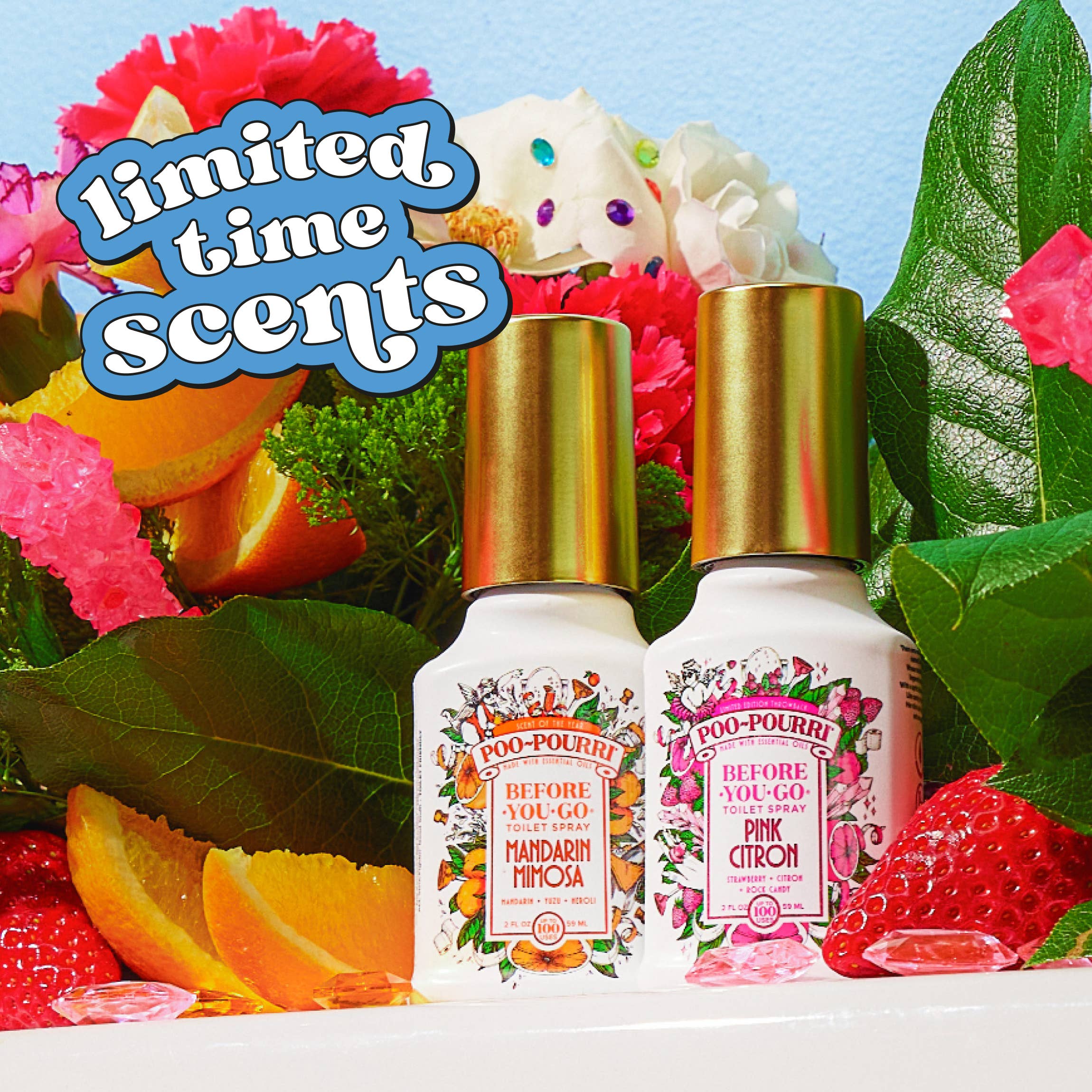 ~Pourri - Poo~Pourri 2 Tier Spring Display - 24 units