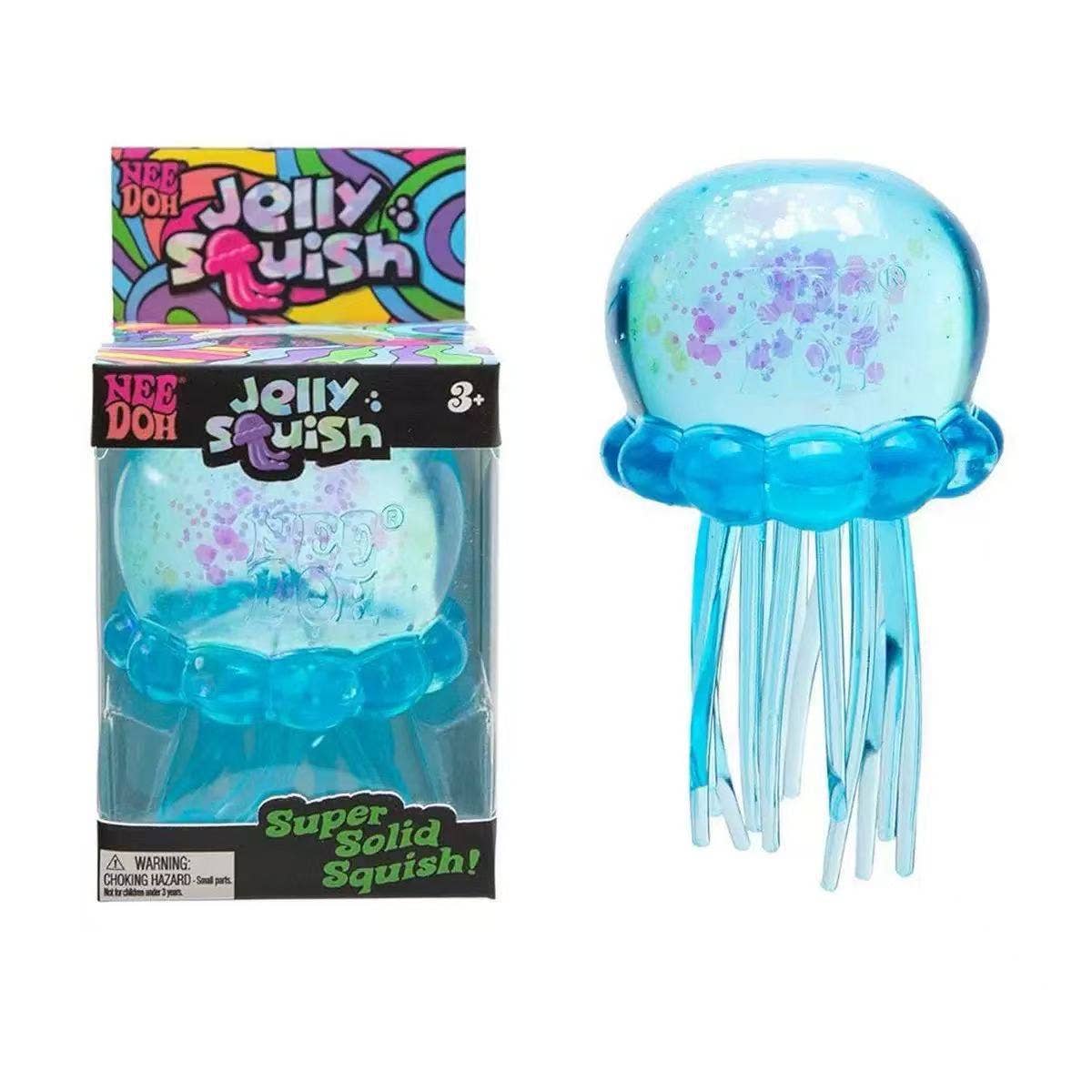 Eagle Crest Industries Inc. - Glitter Jellyfish Squishy Slow Rising Stress Relief Toy