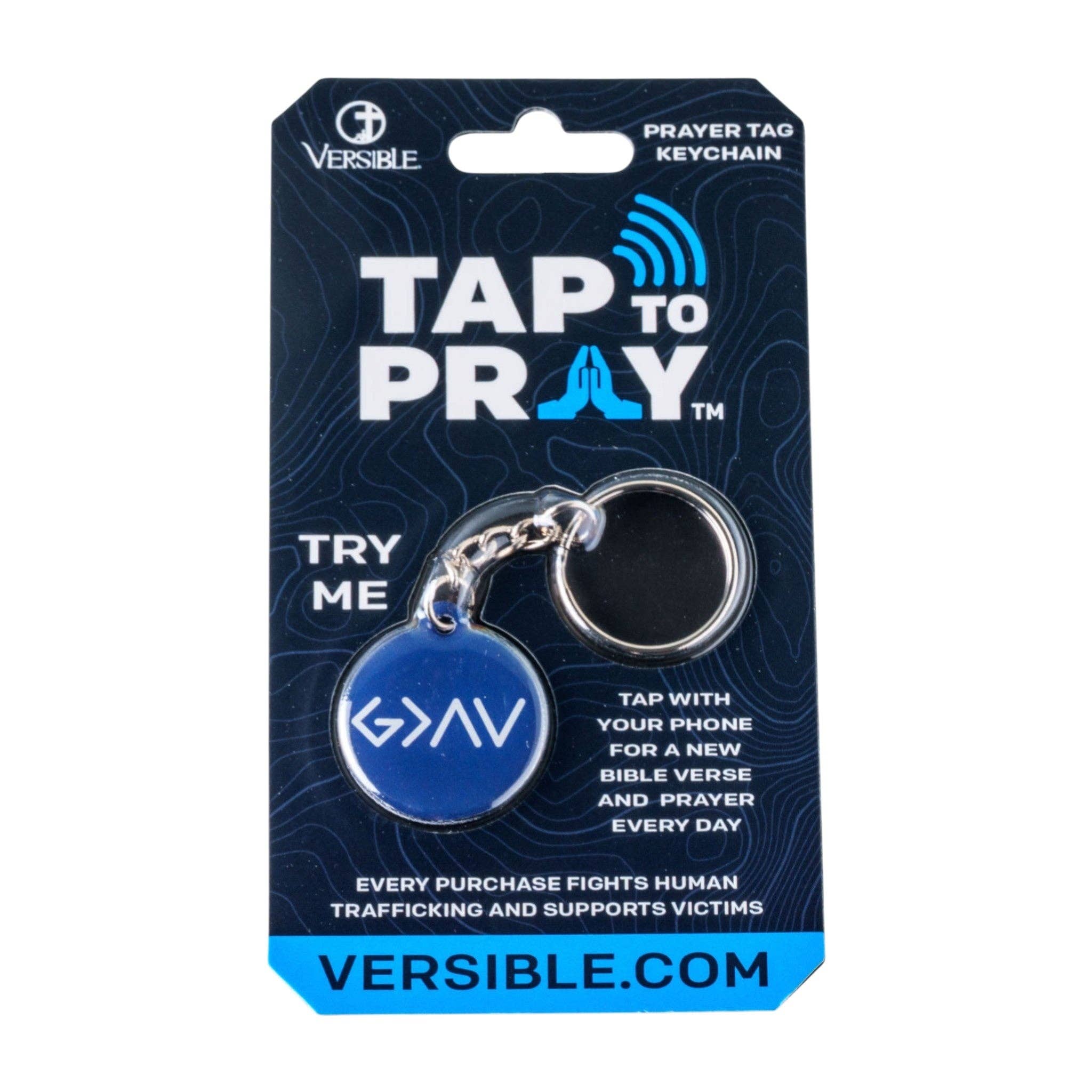 Versible - Tap To Pray™ - Prayer Tag Keychains