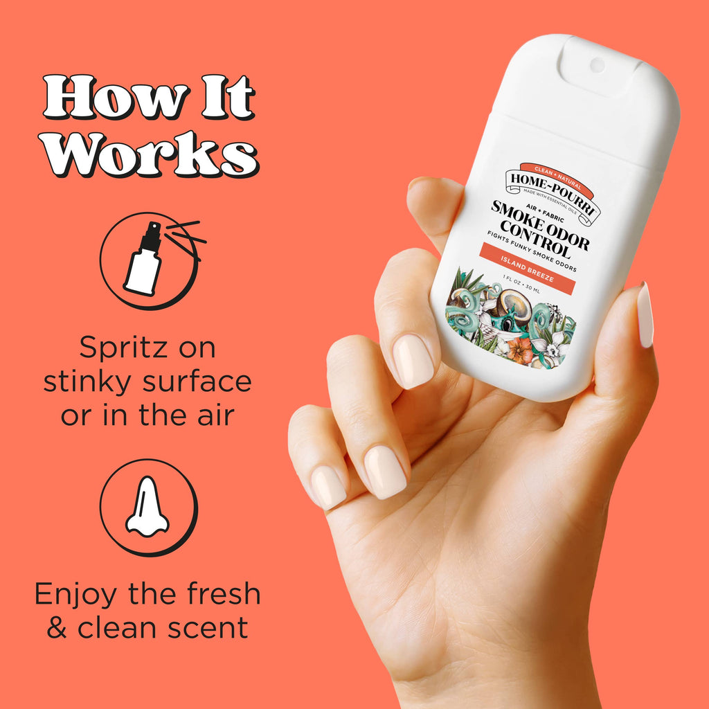~Pourri - ~Pourri Smoke Odor Control 1oz ~  - Island Breeze