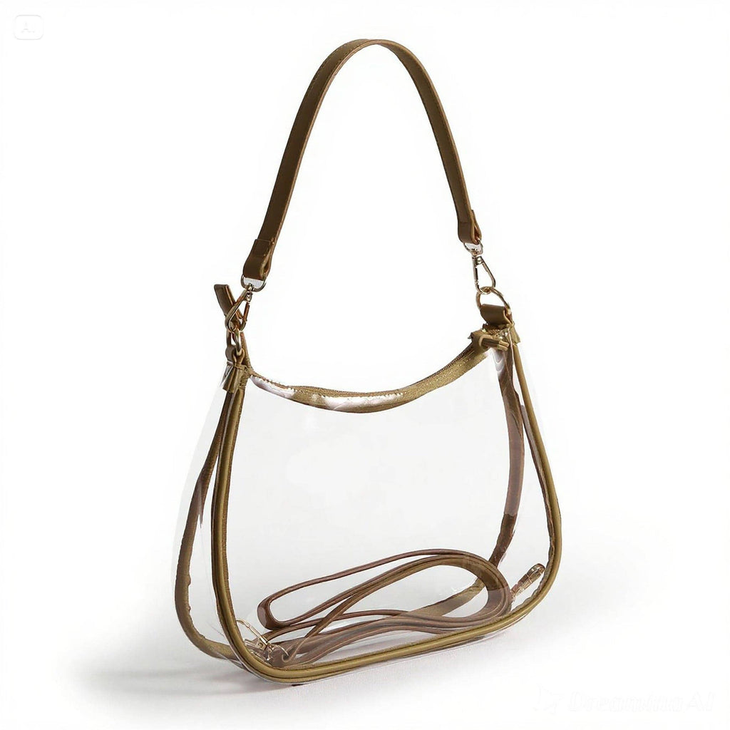 Desden - Sara Clear Purse - Metallic Gold