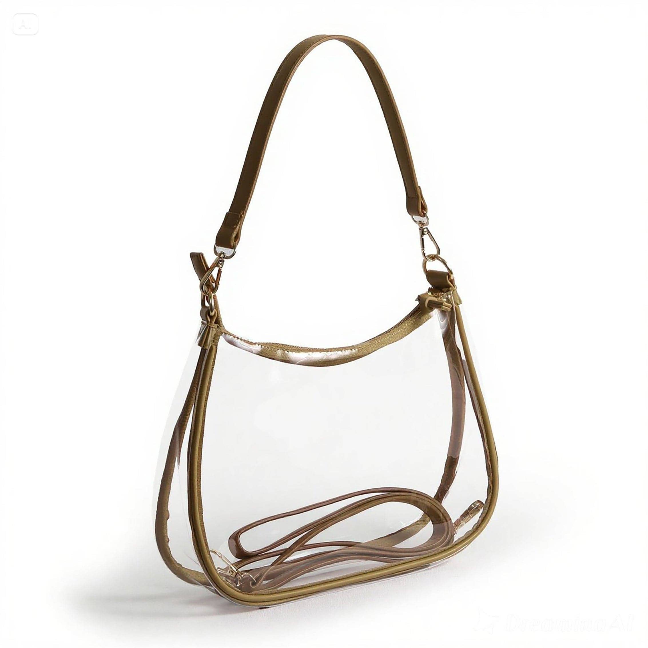 Desden - Sara Clear Purse - Metallic Gold
