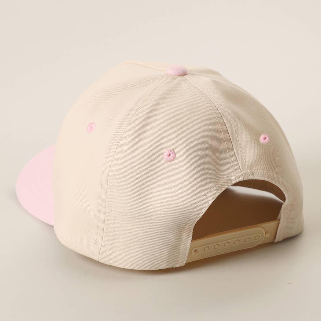 Fashion City - Too Pretty To Work 3D Embroidered Two-Tone Trucker Hat
