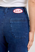 Judy Blue Jeans - HW Retro Wide w/ Patch Pkts & Twisted Seams