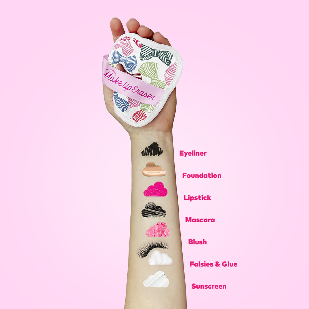 The Original MakeUp Eraser - Fab-BOW-lous 7-Day Set |  The Whimsical Pink Bow Edit