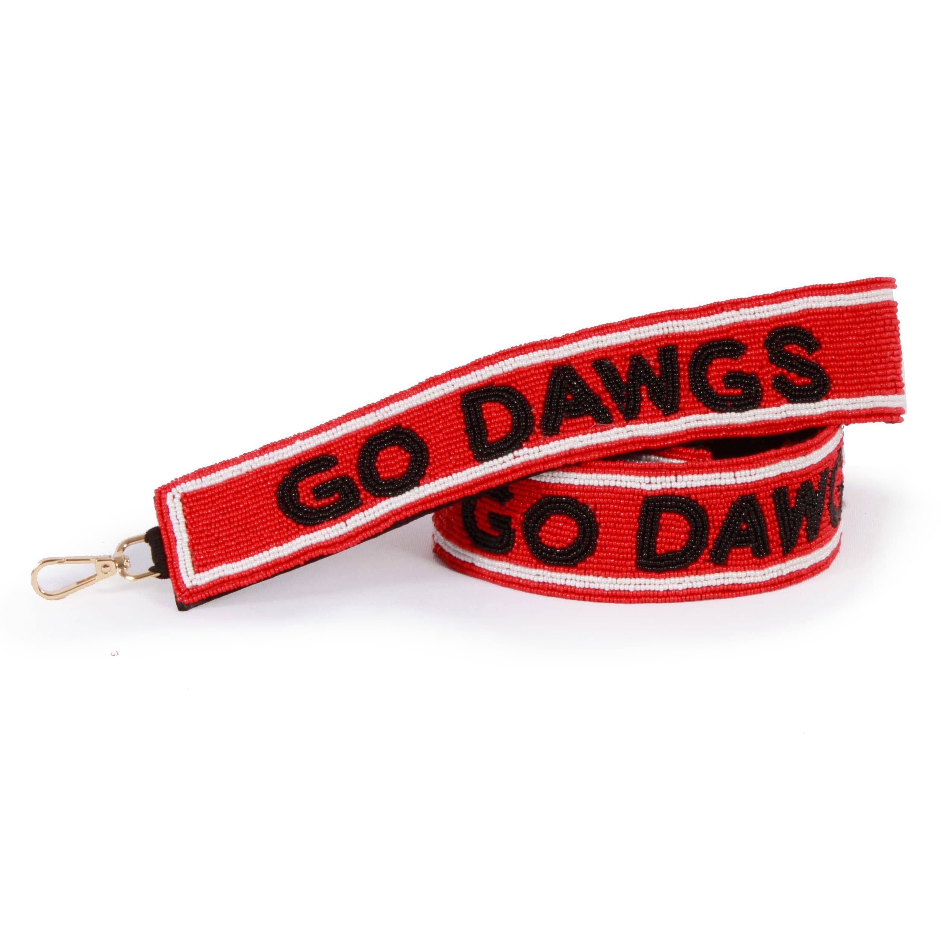 Desden - Georgia Bulldogs Hand-Beaded Purse Strap – 2"