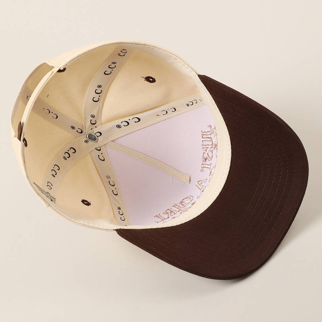 Fashion City - Just A Girl Who Loves Jesus Embroidery Trucker Hat