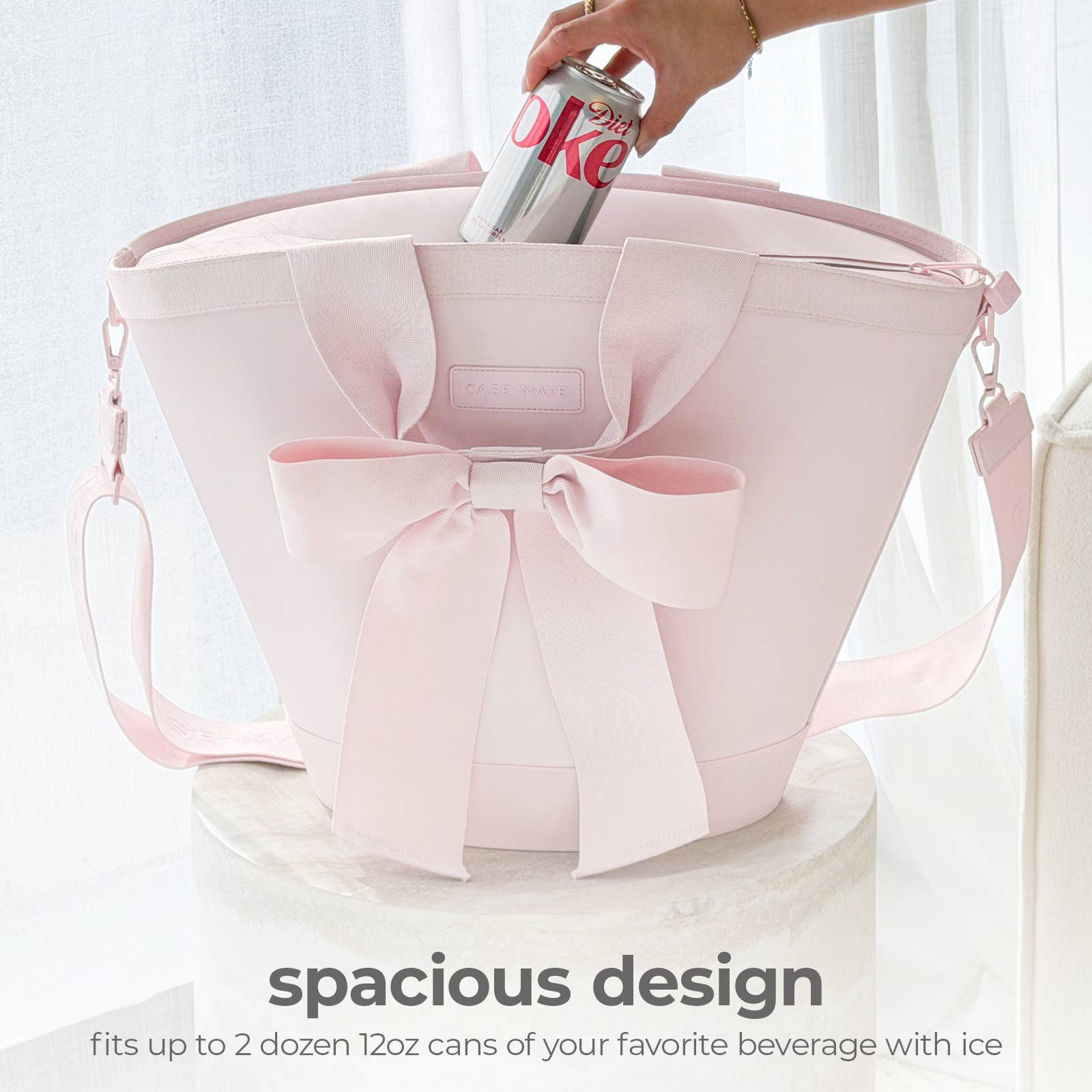 Case-Mate - Case-Mate Ballet Pink Large Jelly Cooler Tote 12L