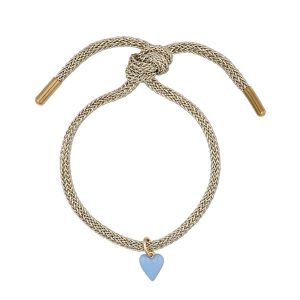 HART - Gold Lurex Bracelet with Mini Heart