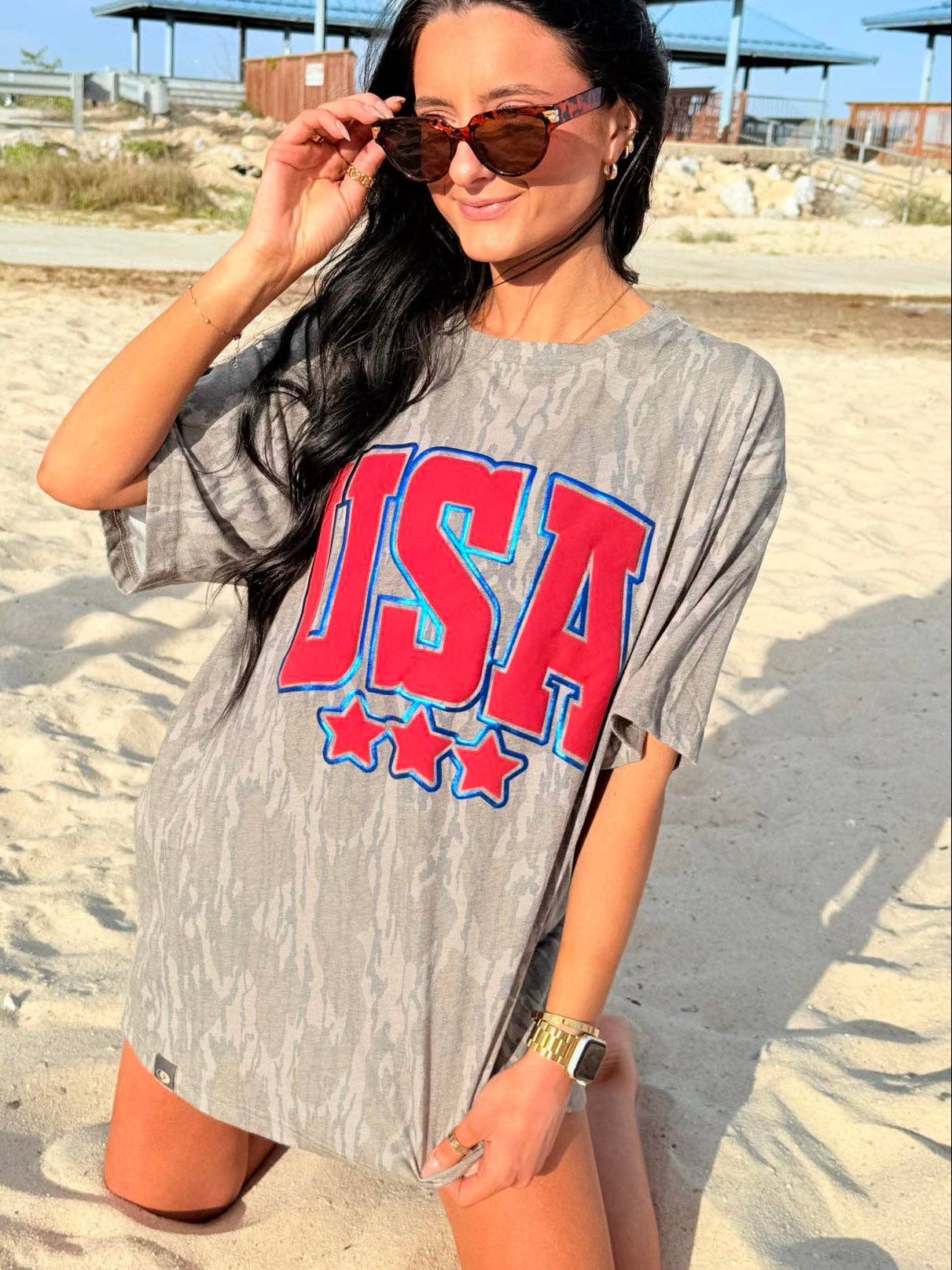 Dash Forward Wholesale - USA Star Puff Bottomland Apparel