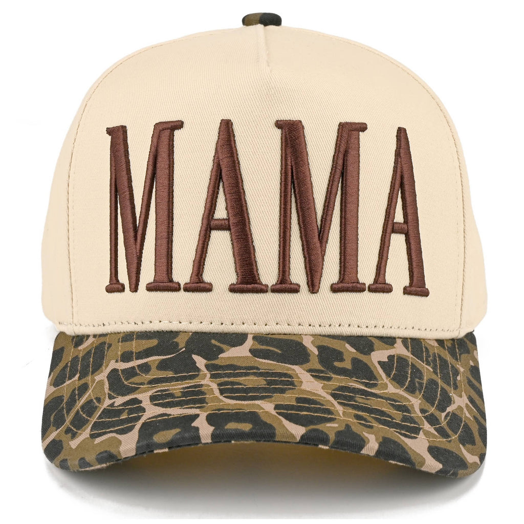MAMA Letter embroidered Snapback Trucker Hat