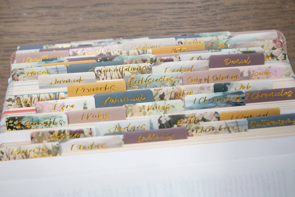 Chosen & Cherished - Pretty Bible Book Tabs | Bible Tabs