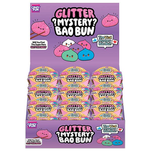 Showcase - Crazy Fun Official Mystery Glitter Bao Bun – Rare Chase