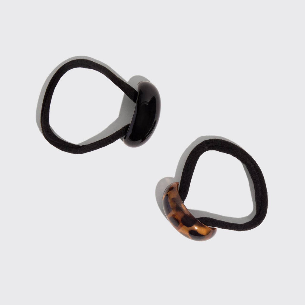 KITSCH - Black & Tort Cloud Cuffs - Small