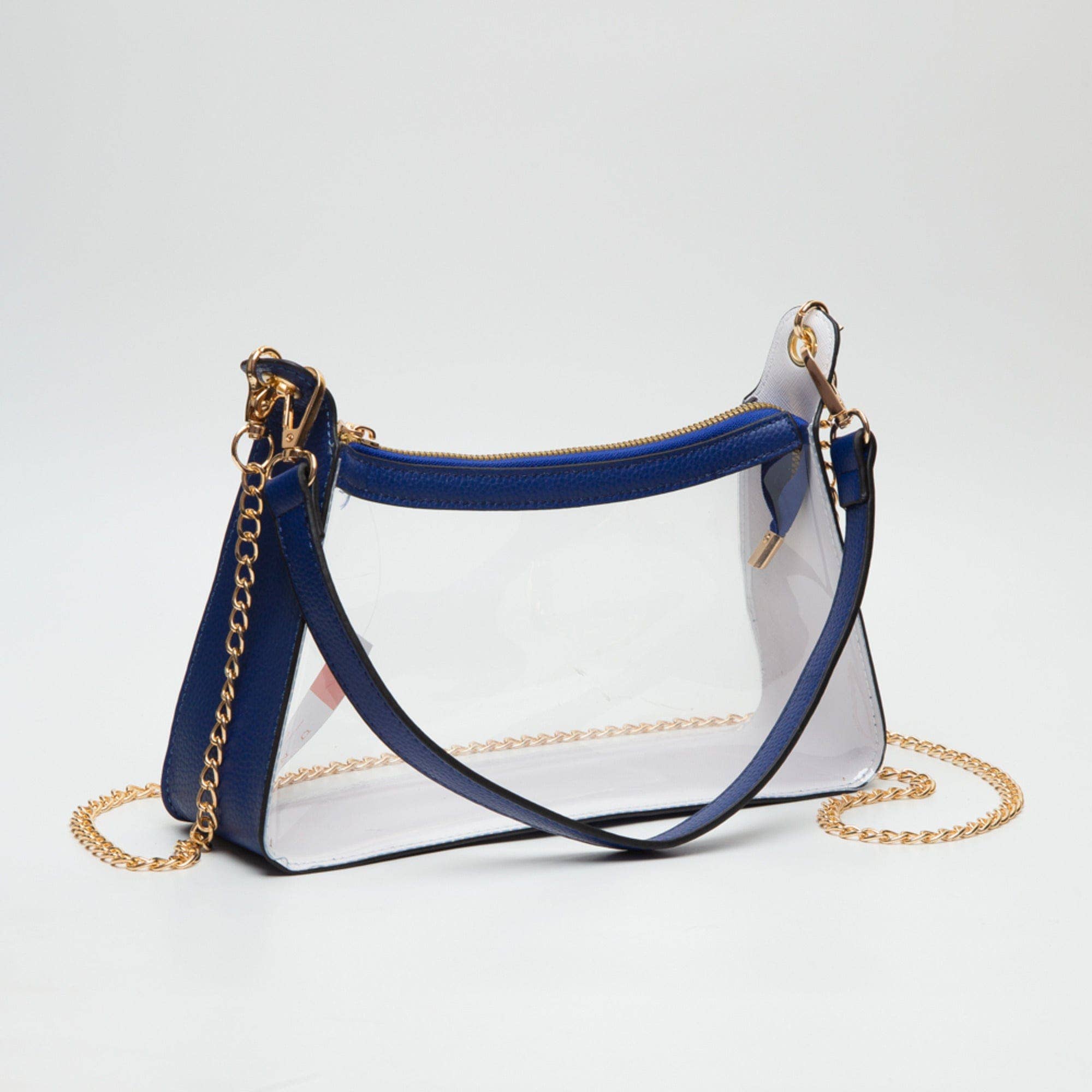 MiMi Wholesale - TG10618 Marilyn Clear Satchel Bag With Chain Strap