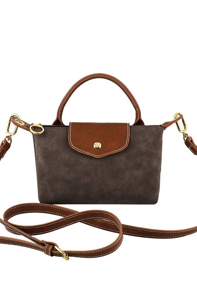 MiMi Wholesale - SU781 Faux Suede Mini Crossbody Bag
