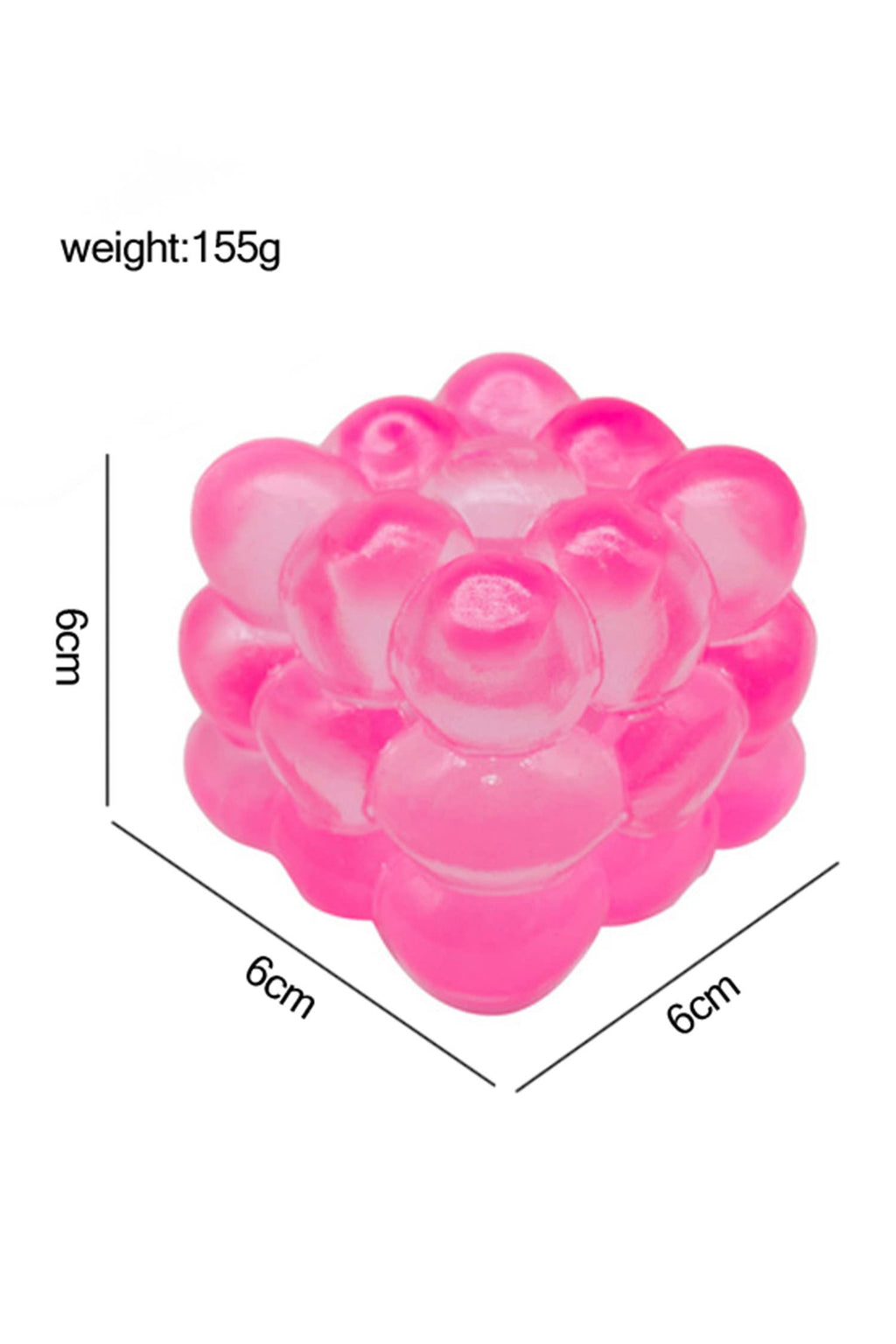 LA Society - LAS Glitter Shell Stress Relief Squish Ball Toy