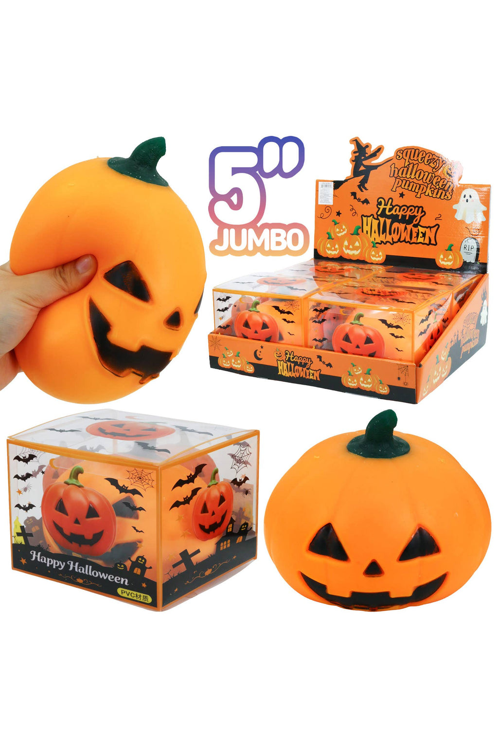 JUMBO 5.5 Inch Pumpkin