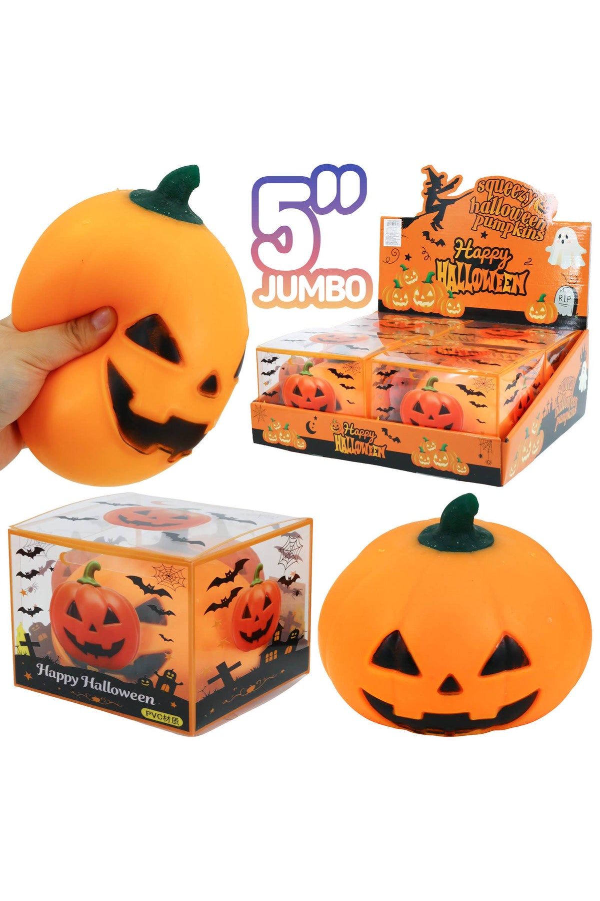 JUMBO 5.5 Inch Pumpkin