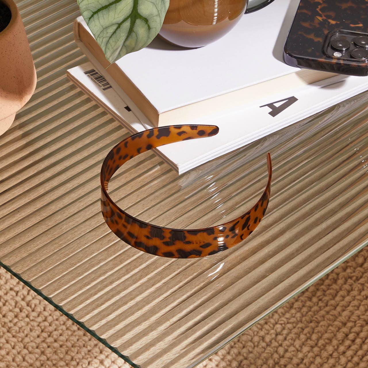 KITSCH - Recycled Plastic Wide Headband - Tort