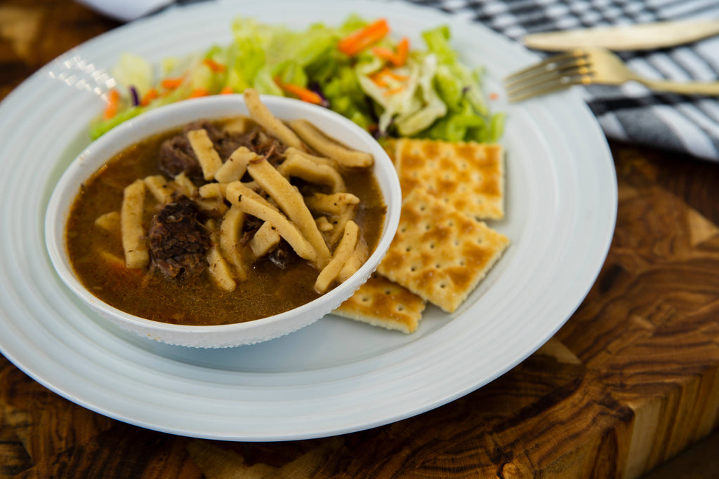 Crockstar Dinner Club - Beefy Noodle Soup