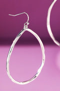 Hammered Teardrop Earrings