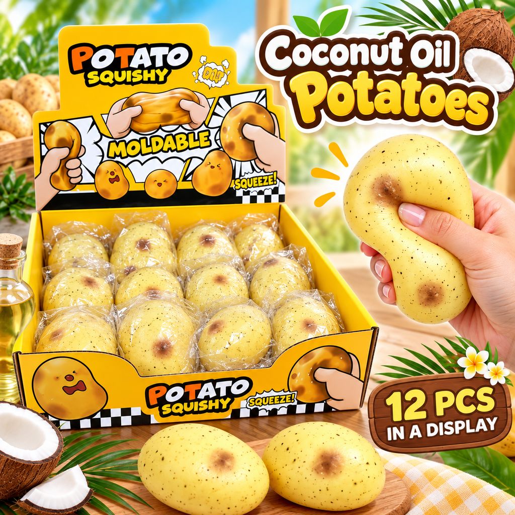 GS Wholesale (Formerly Known as Gypsy Soul) - Coconut Oil Potato Squishy (Moldable) — Individually Wrapped