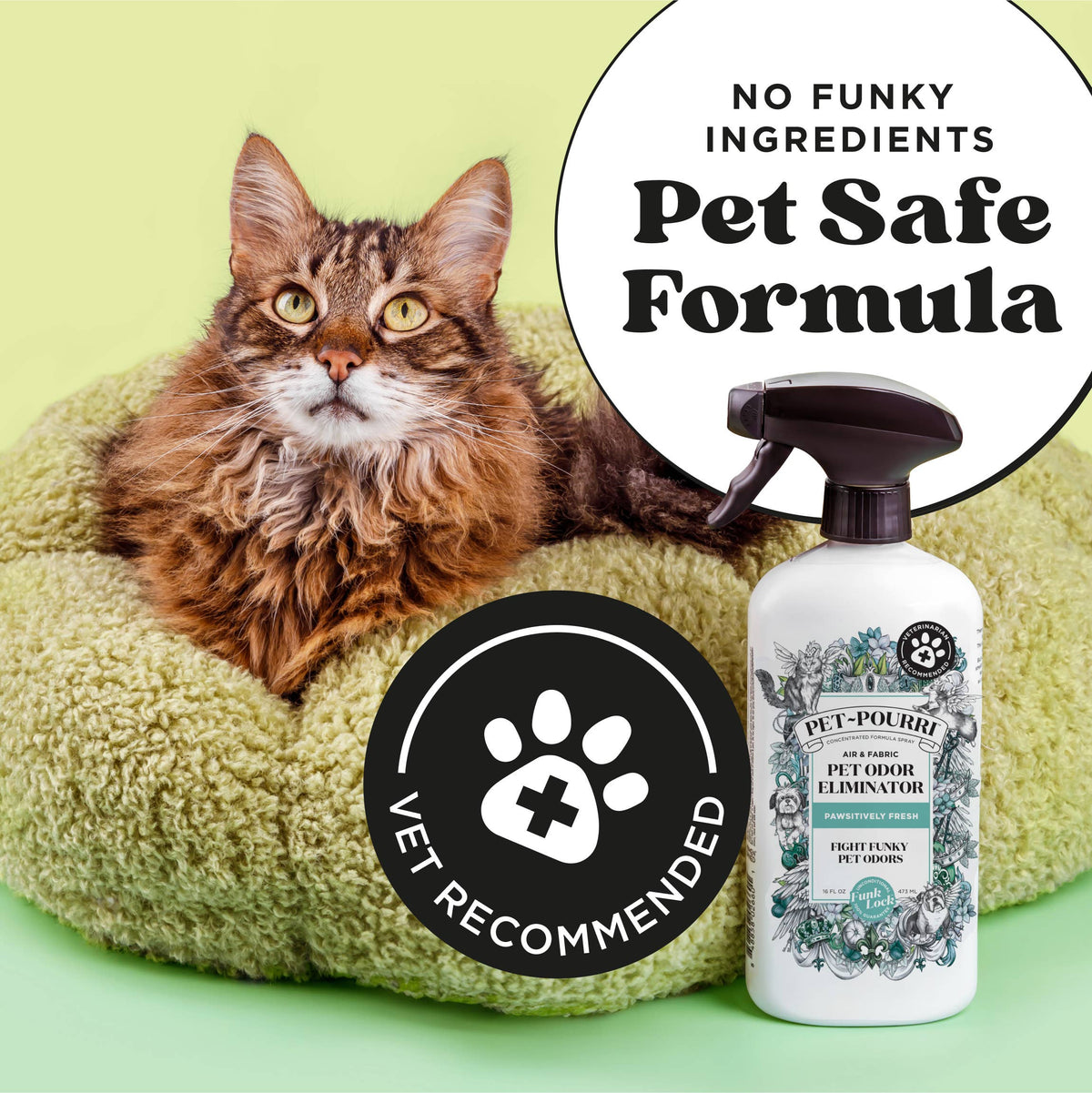 ~Pourri - Pet~Pourri Pawsitively Fresh Air+Fabric Odor Refresher 16oz