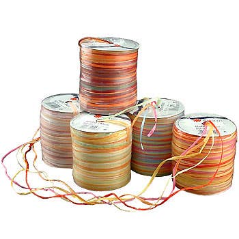 Morex Ribbon - #136 Multi Color Raffia 55 yards