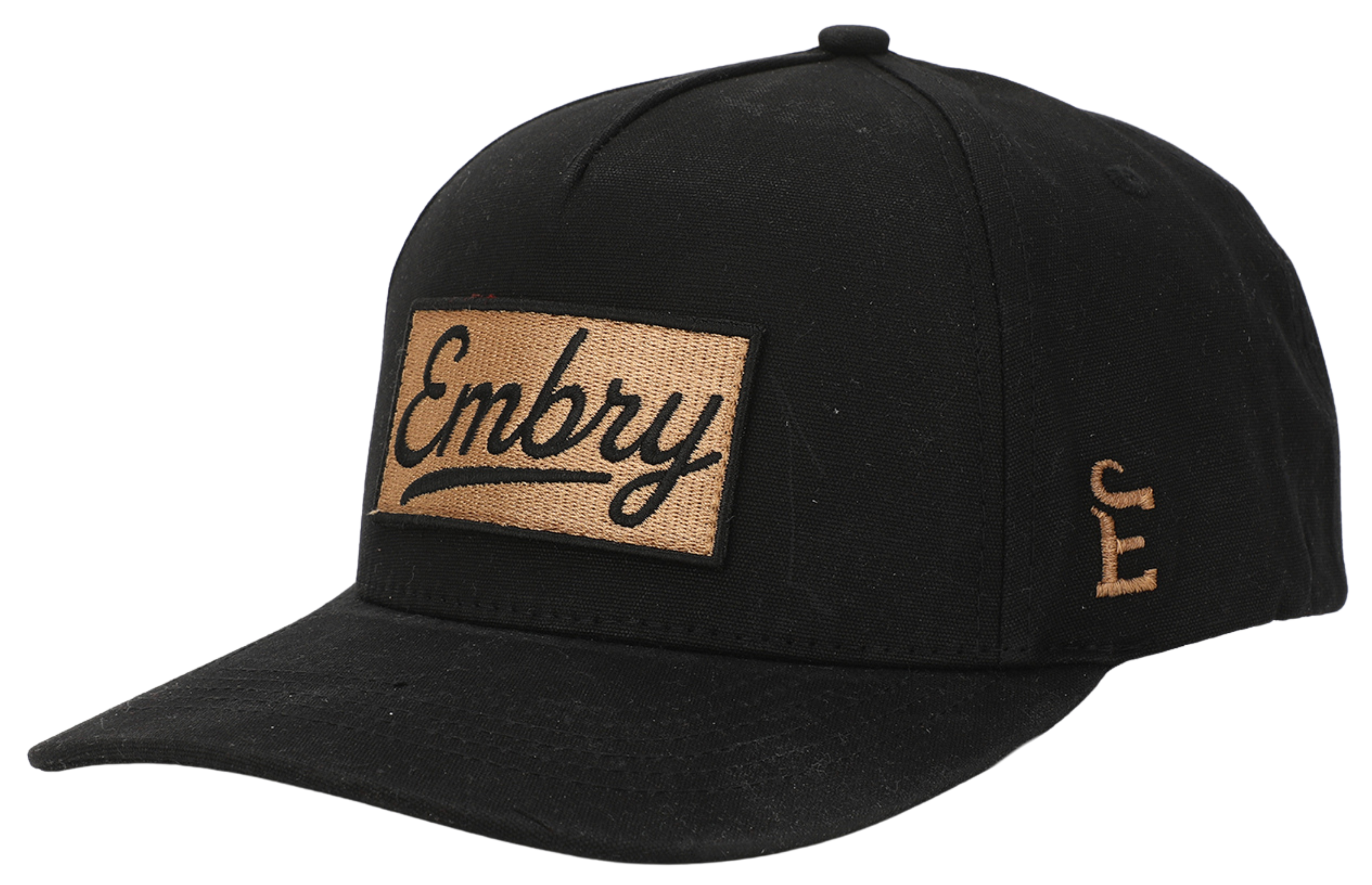 Embry Outdoors - Black Waxed Canvas - Logo Patch