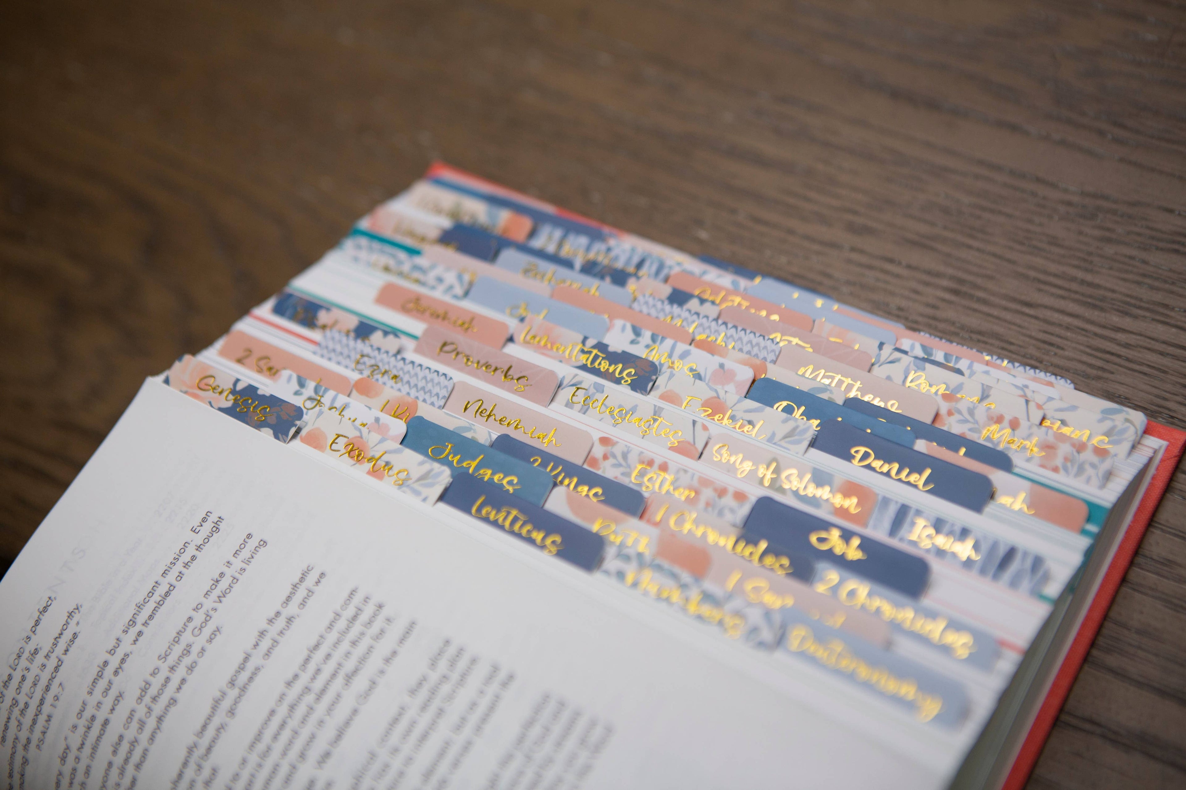 Chosen & Cherished - Tabs For Your Bible | Pretty Bible Book Tabs