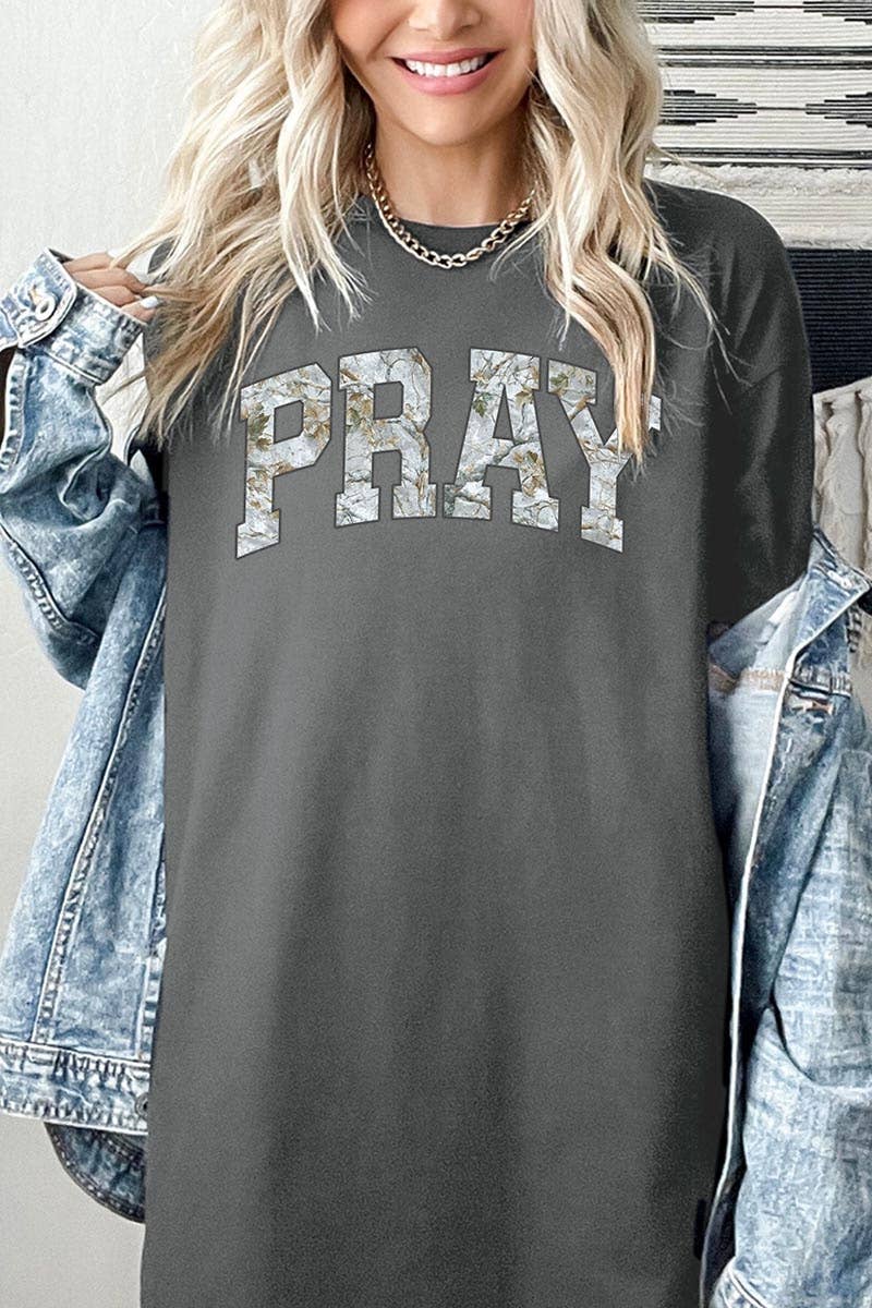 COLORBEAR - Pray Graphic Heavy Cotton Tee